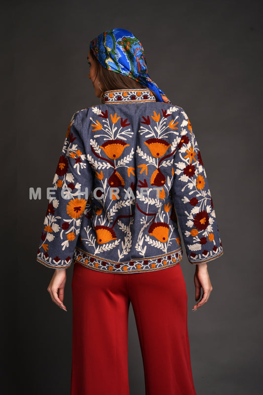 Short Suzani Embroidery Jacket