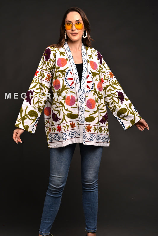 Suzani Floral Embroidery jacket