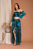 Boho Gypsy High Low Skirt Set