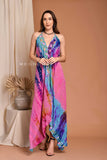 Hippie Style Beaded Maxi Dress