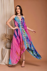 Hippie Style Beaded Maxi Dress