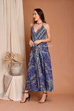 Flowy Silk Maxi Dress