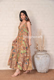 Handmade Silk Maxi Dress Women
