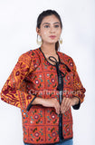 Boho Mirrorwork Embellished Coat