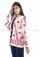 Indian Embroidered Silk Jacket