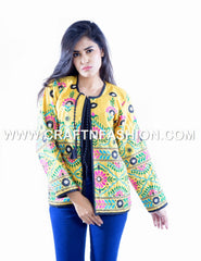 Gujarati Embroidered Silk Jacket