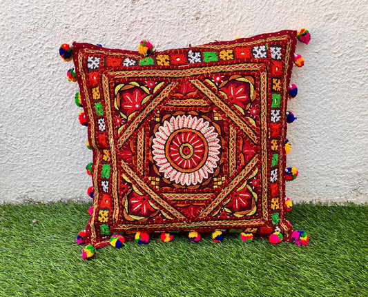 Gujarati Embroidered Cushion Covers