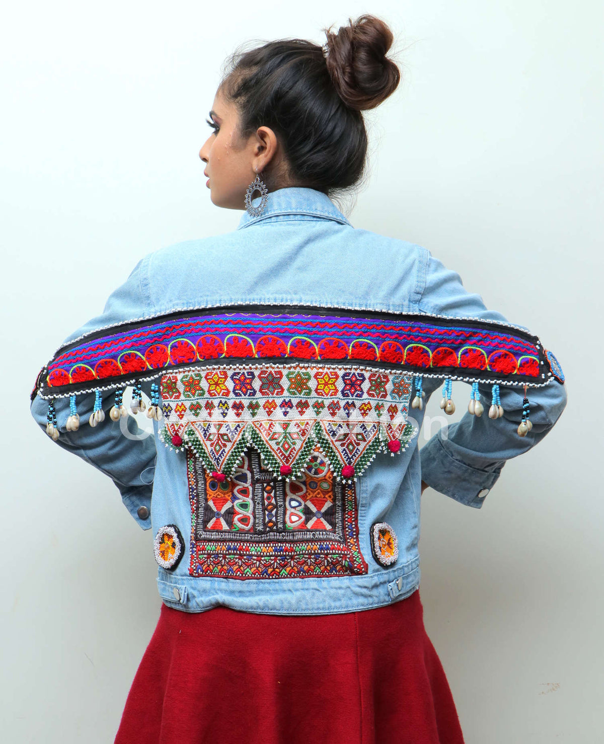 Chaqueta vaquera boho exclusiva