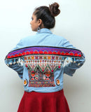 Chaqueta vaquera boho exclusiva