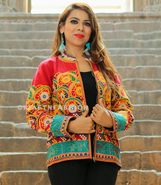 Veste Kutch brodée de créateur