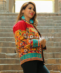 Designer Embroidered Kutch Jacket