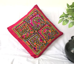 Hand Embroidered Cushion Cover