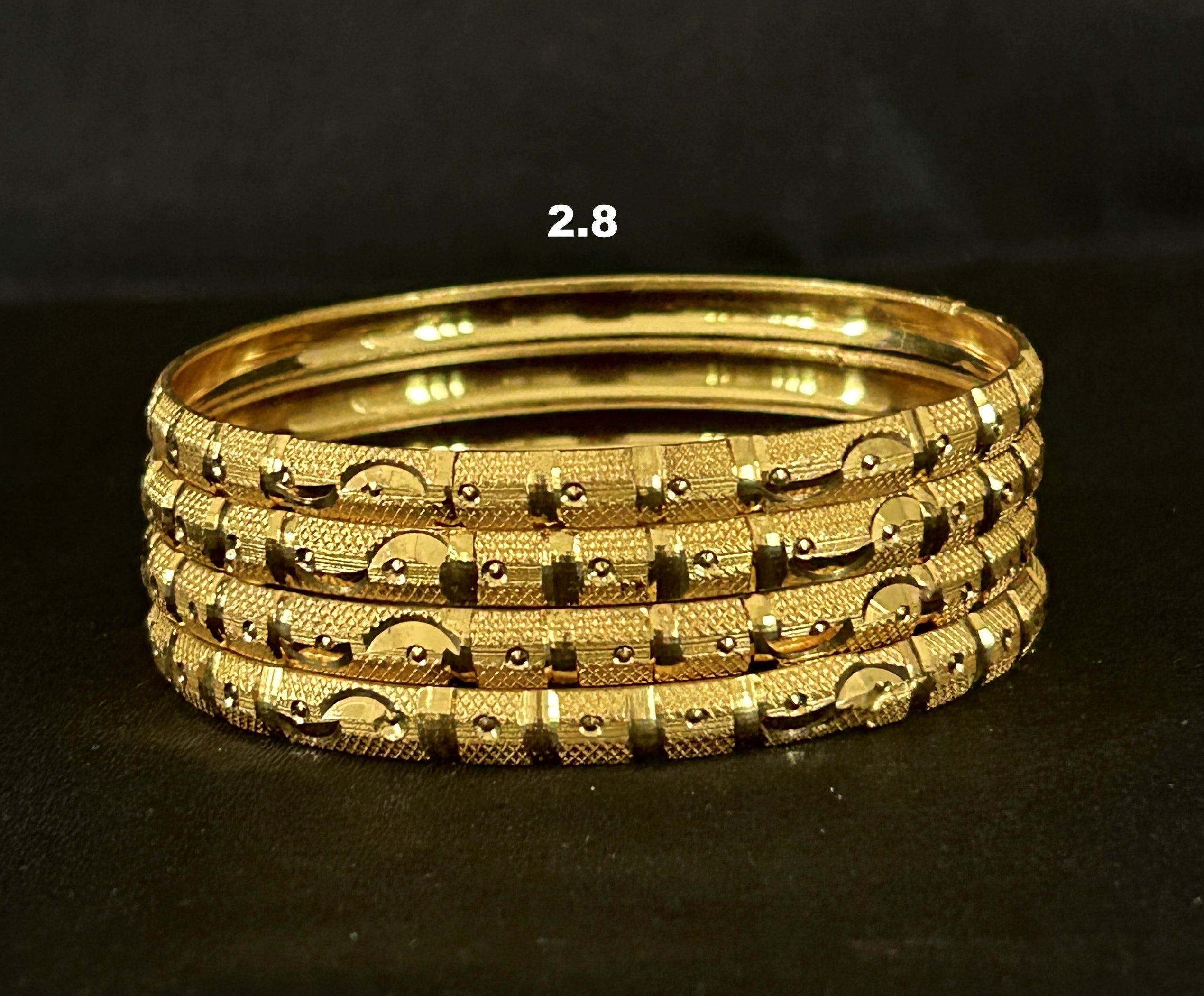 Wholesale Indian Gold Plated Bangles