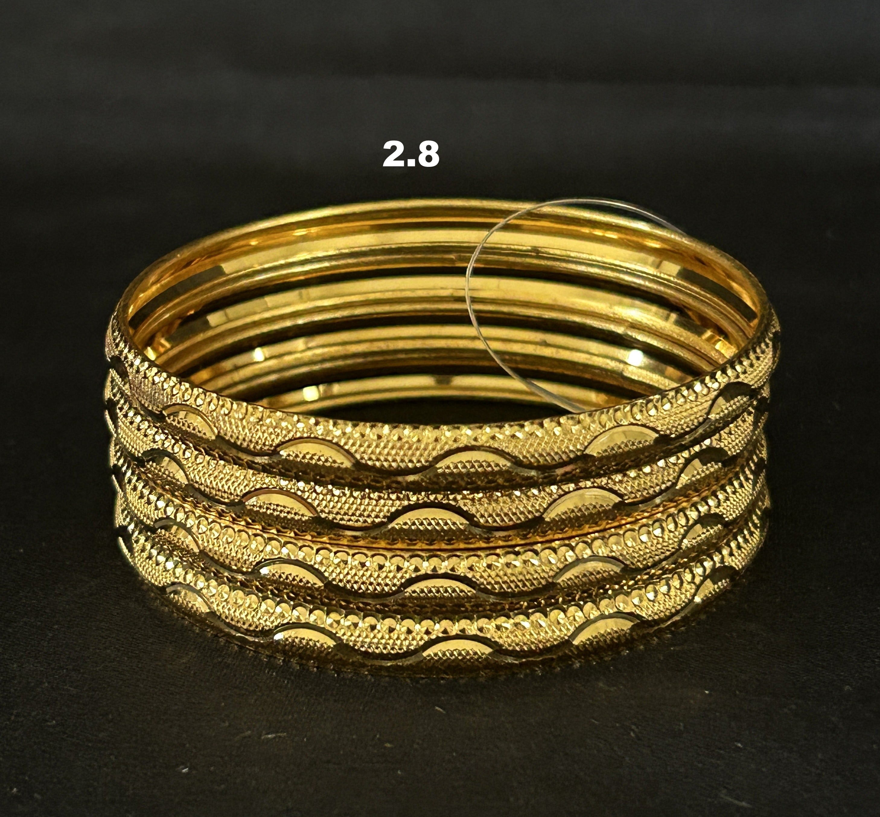 Wholesale Indian Gold Plated Bangles