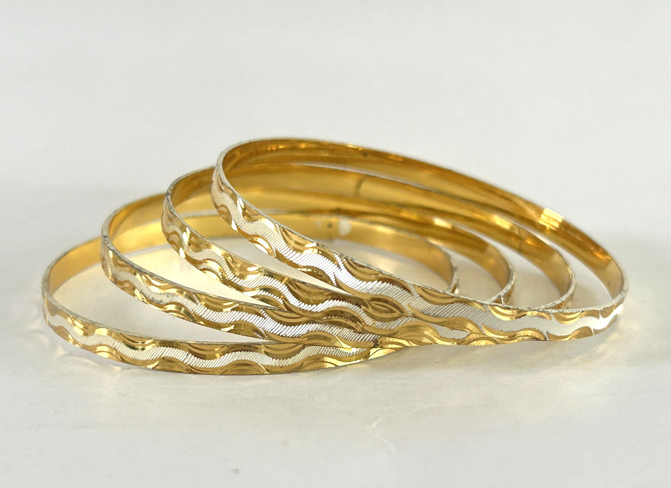 Wholesale Silver Gold Plated Bangles