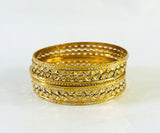 Wholesale Gold Plated Bangles Set (5 Sets)