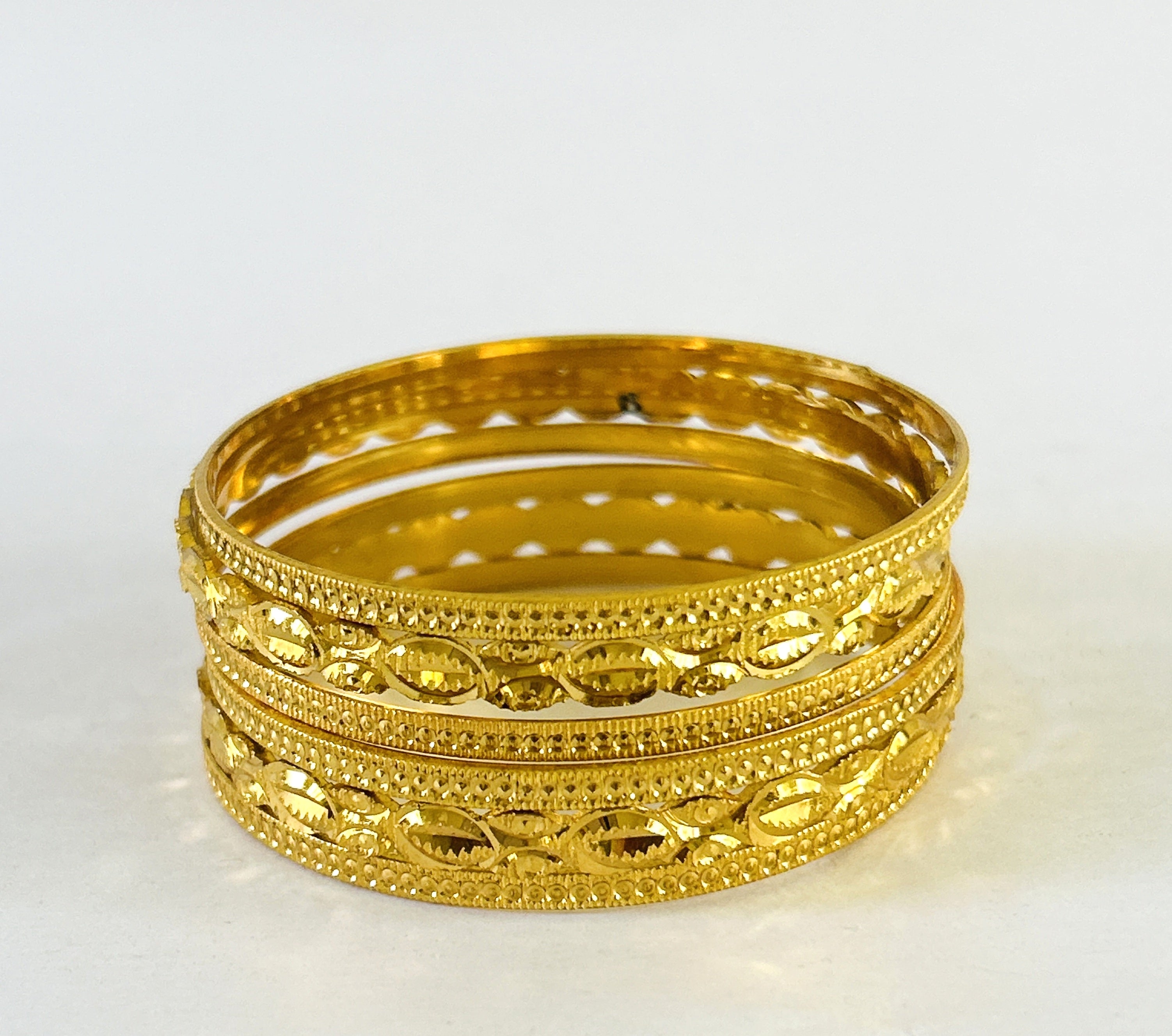 Wholesale Gold Plated Bangles Set (5 Sets)