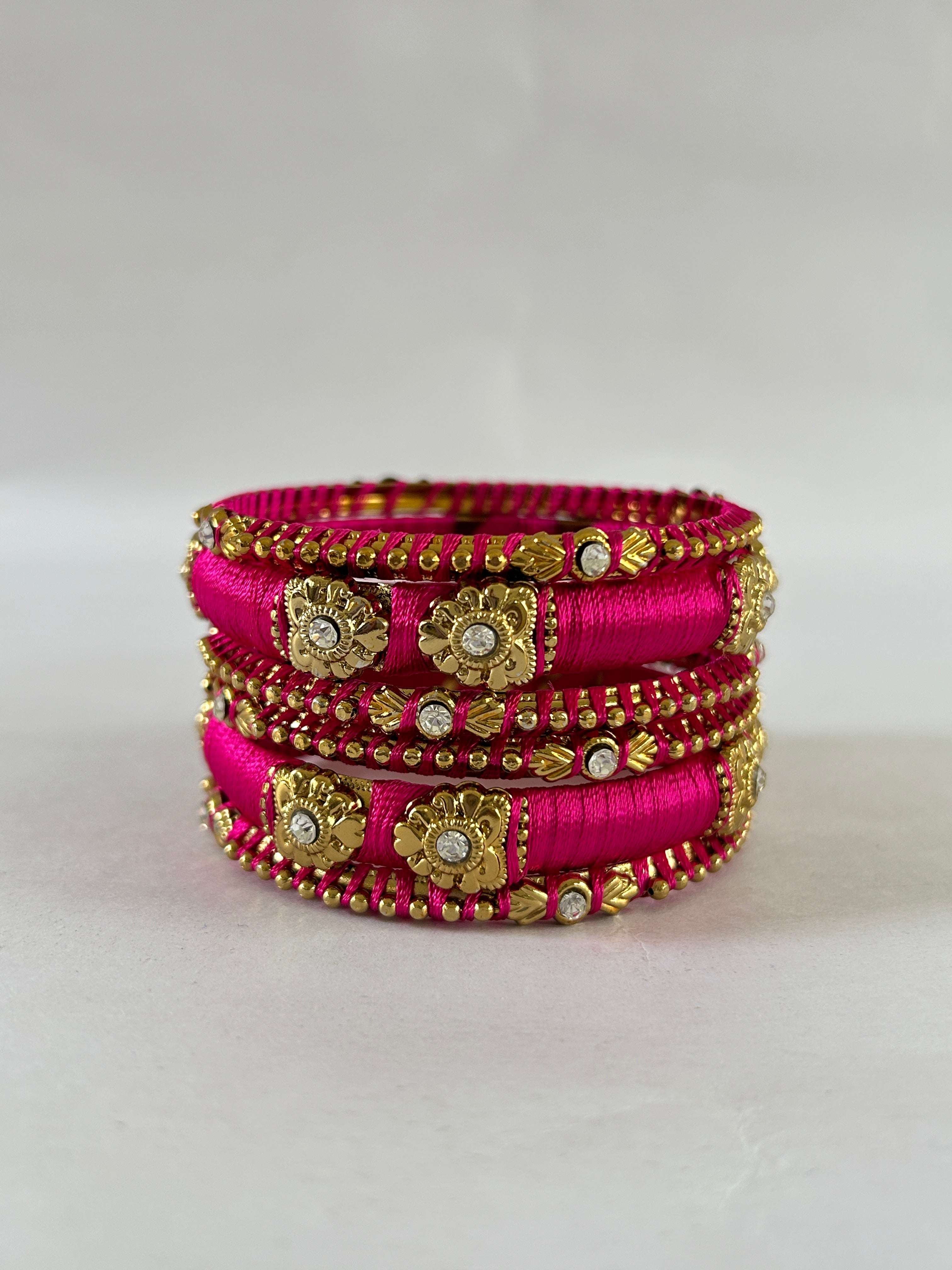 Colorful Thread Bangle Set Wholesale