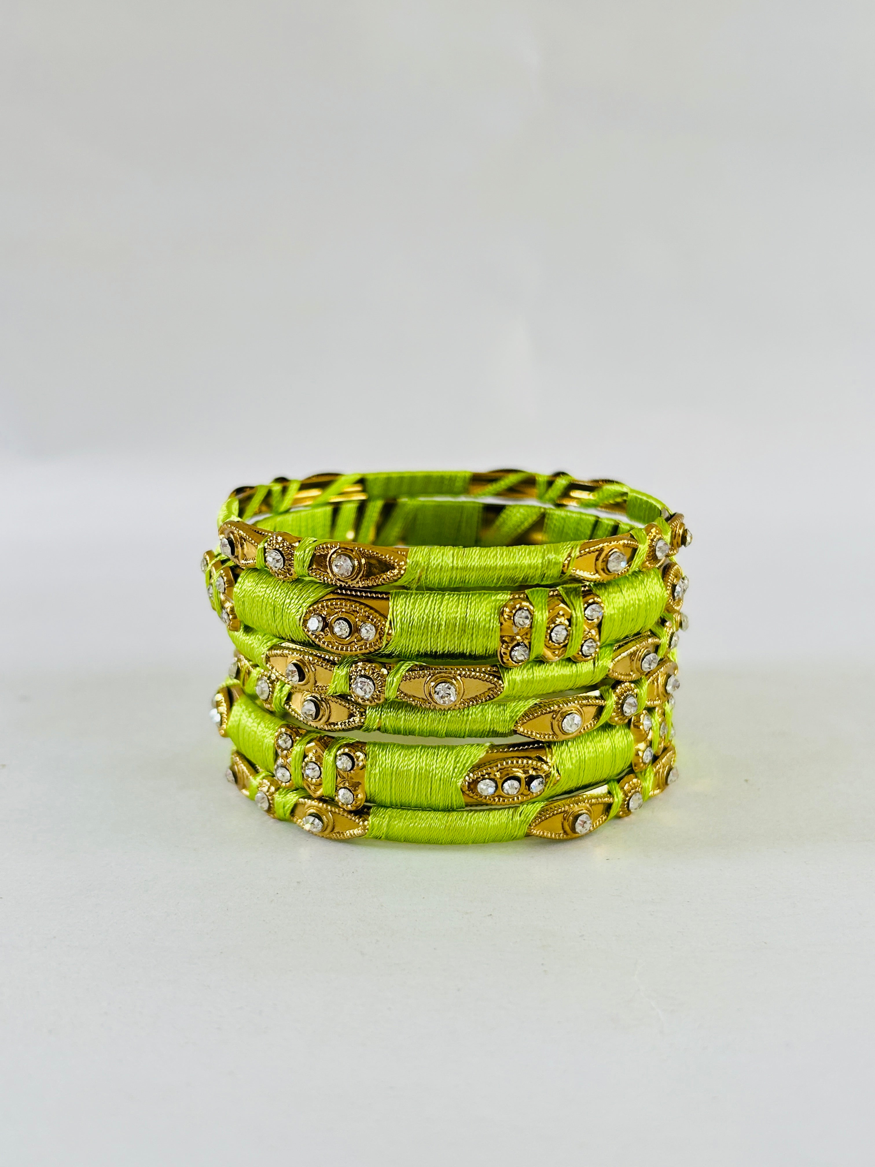 Colorful Thread Bangle Set Wholesale