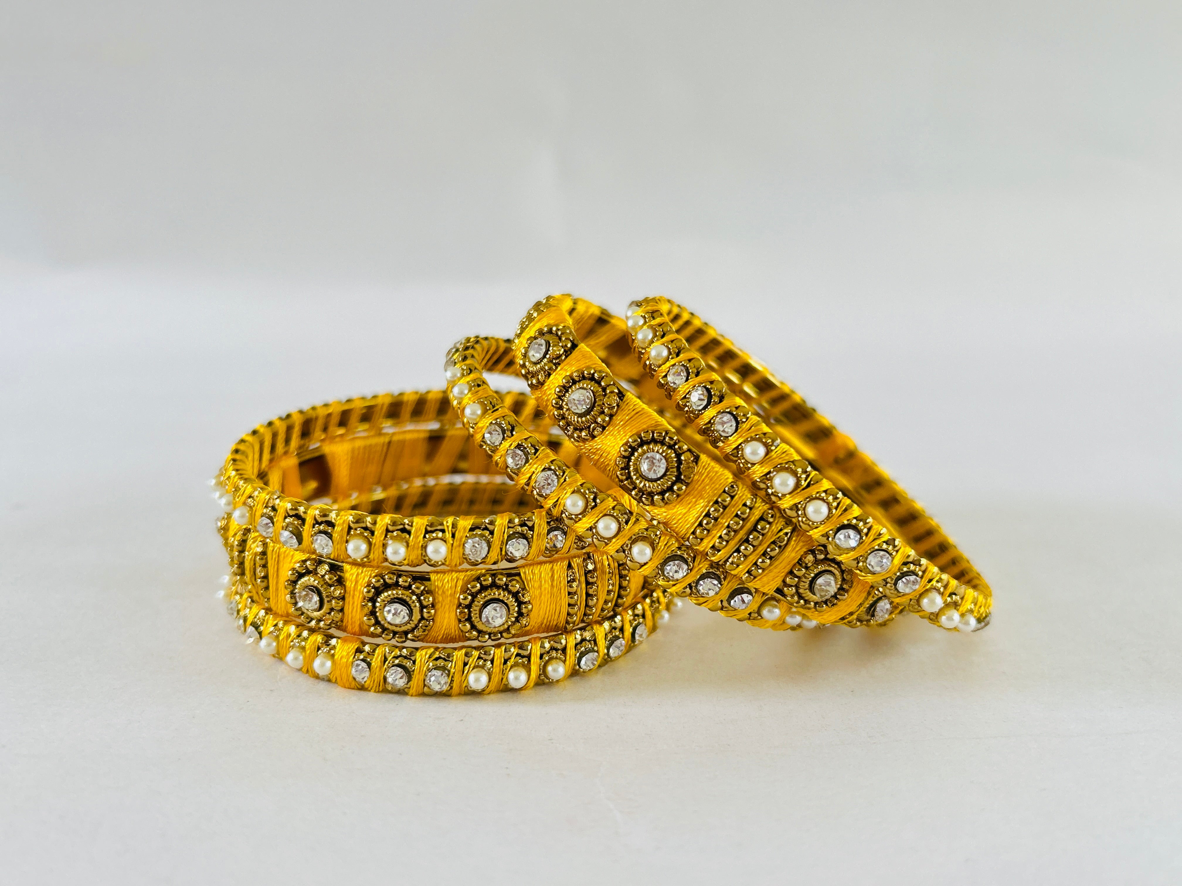 Colorful Thread Bangle Set Wholesale