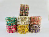 Colorful Thread Bangle Set Wholesale