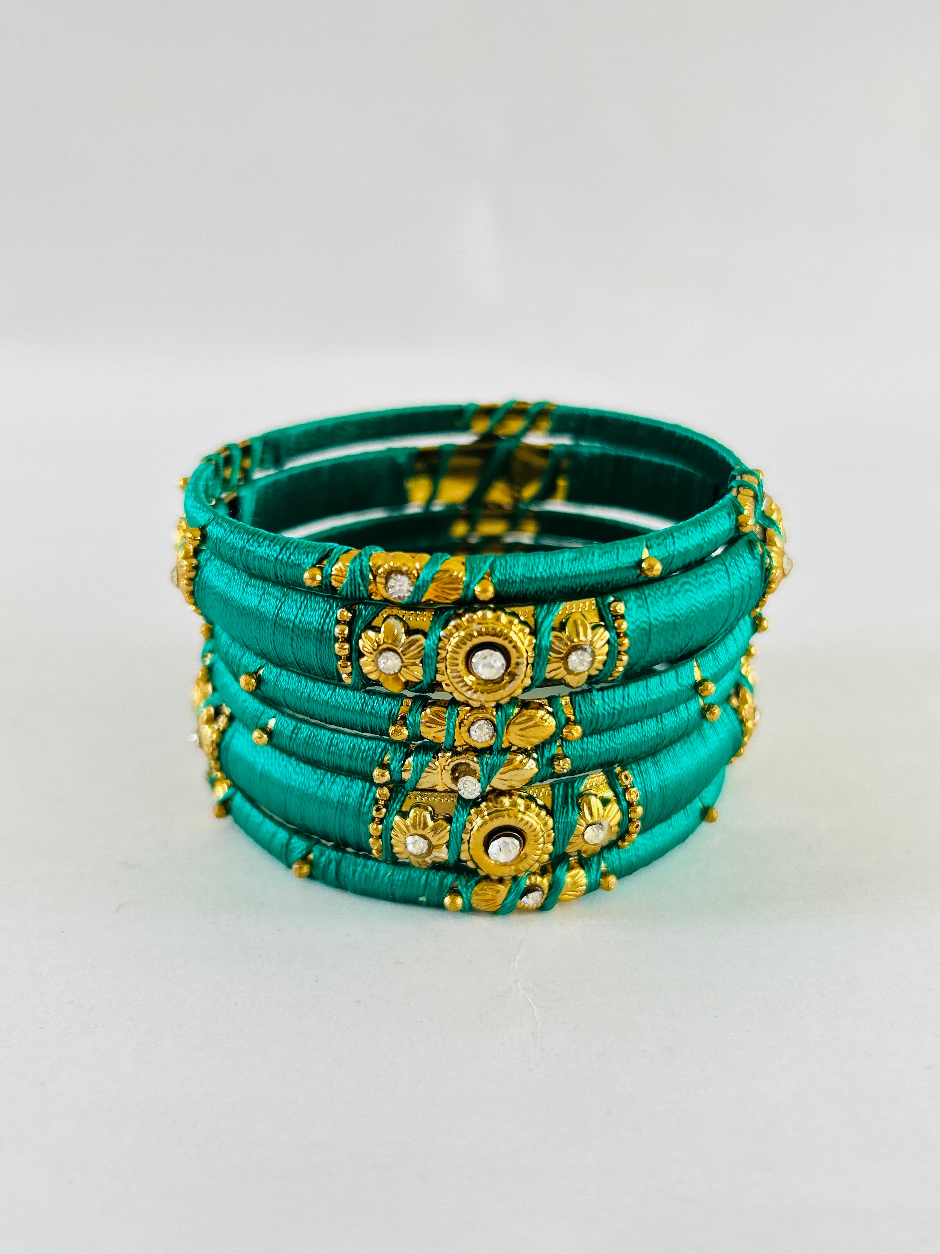 Colorful Thread Bangle Set Wholesale