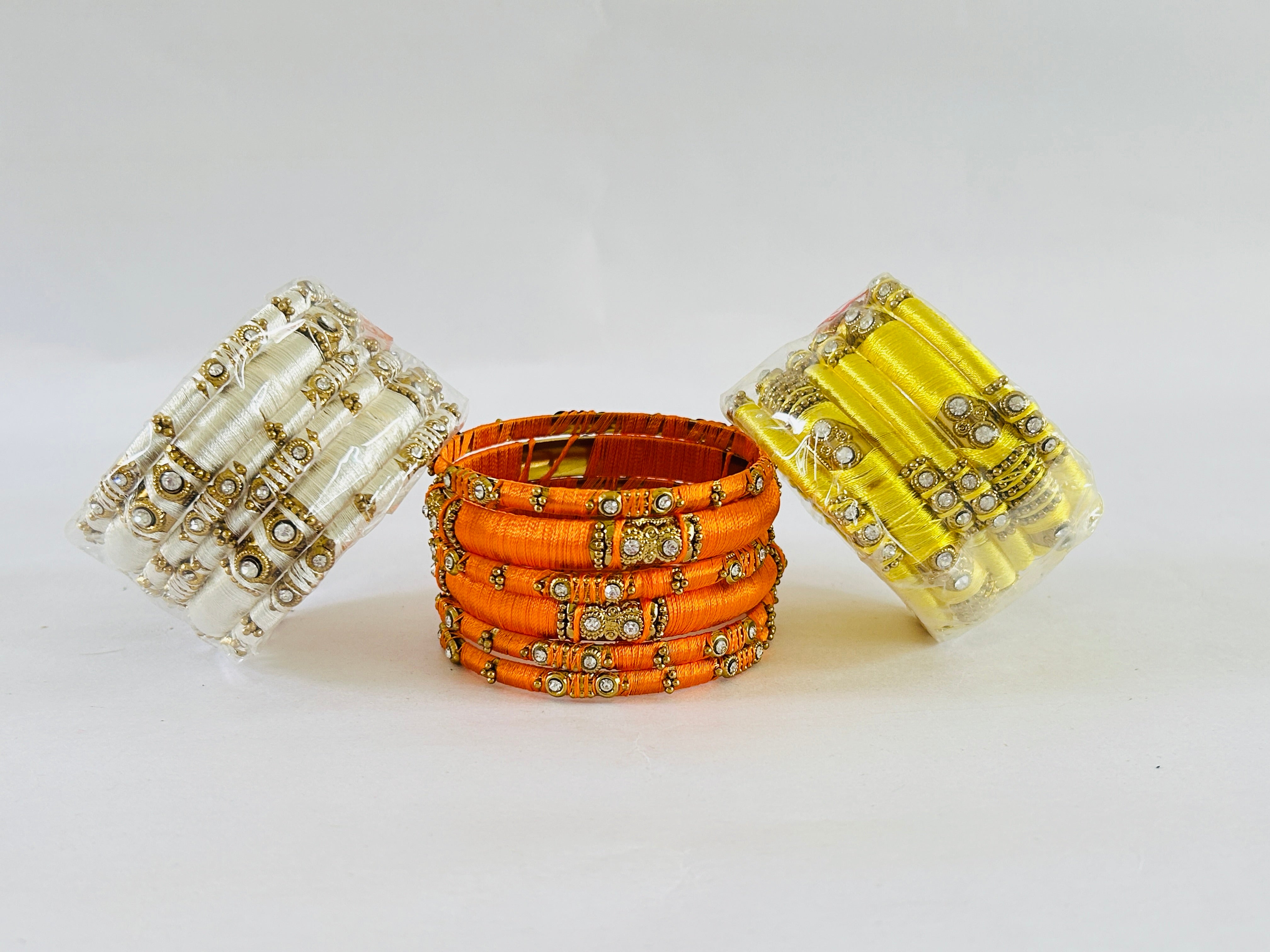 Colorful Thread Bangle Set Wholesale