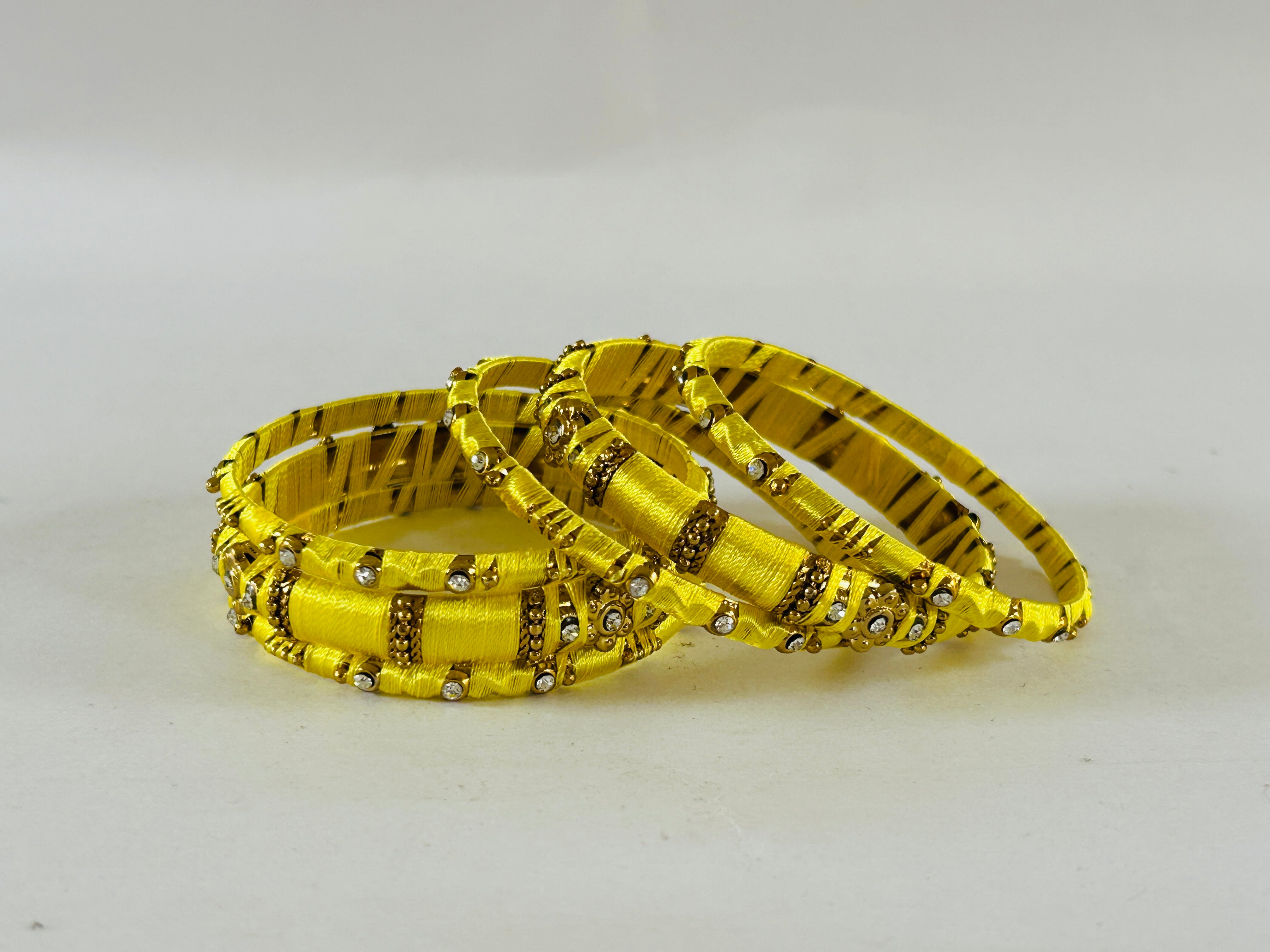 Colorful Thread Bangle Set Wholesale