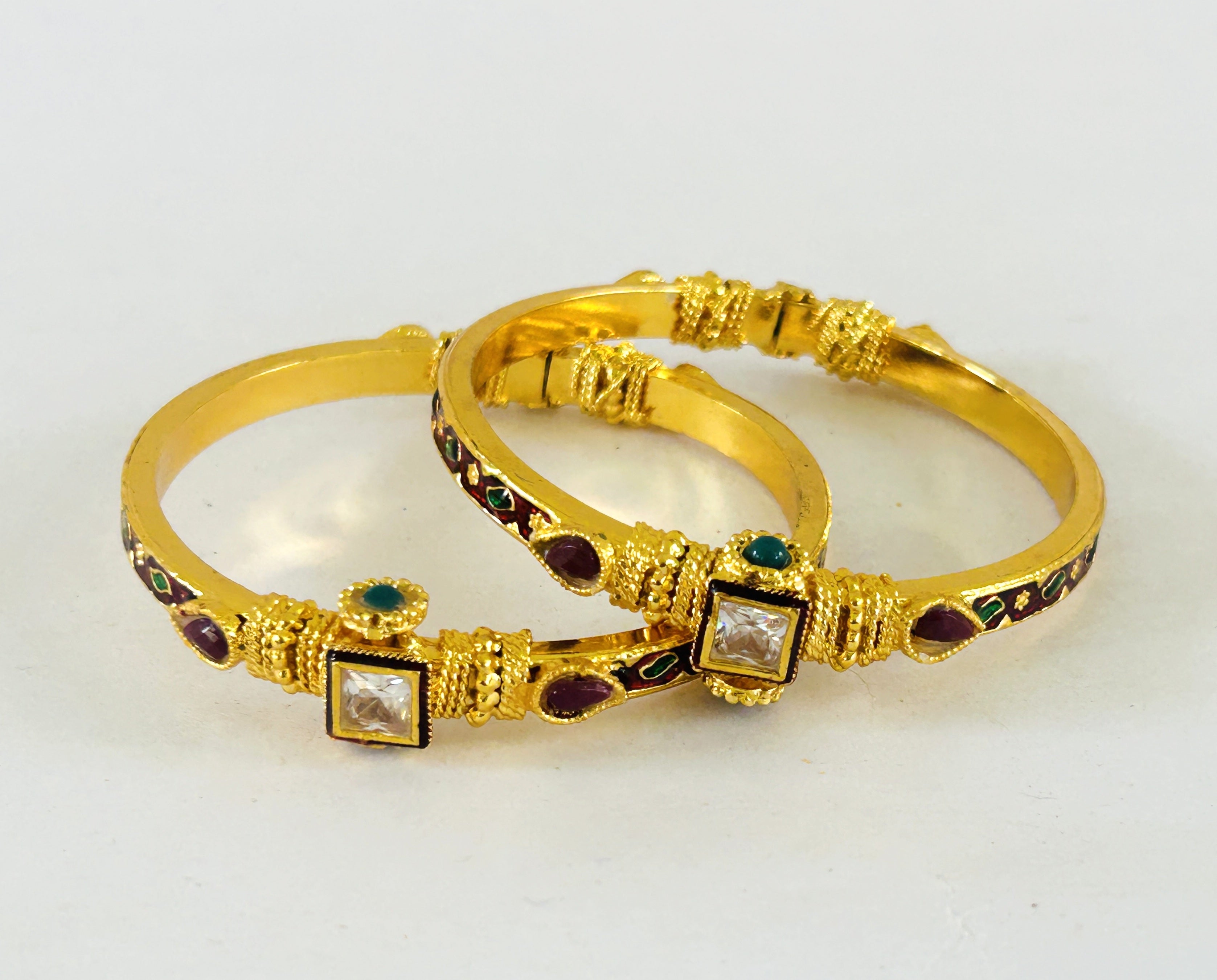 Wholesale Meenakari Bracelets (10 Pairs)