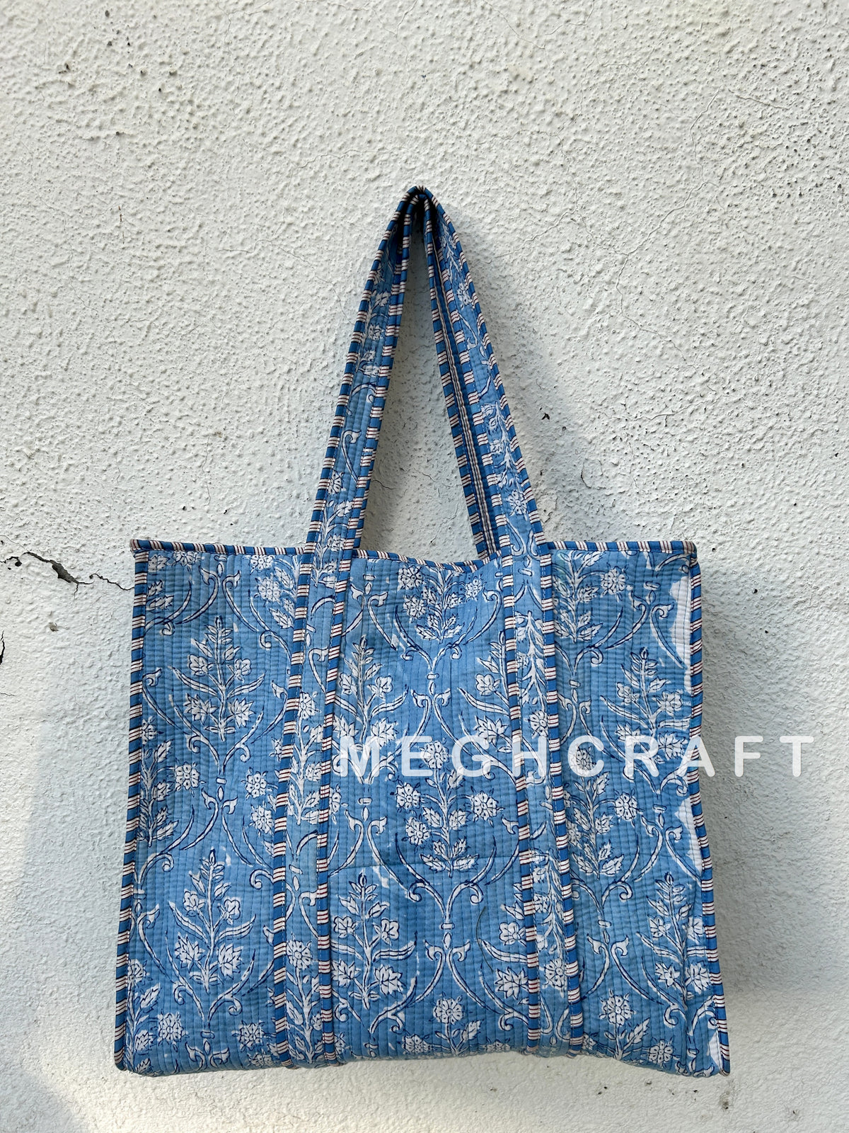 Eco Friendly Cotton Quilted Tote Bag