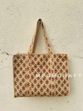 Indian Cotton Quilted Tote Bag