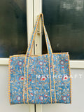 Multipurpose Cotton Quilted Tote Bag