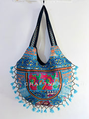 Patchwork Bohemian Hippie Tote Bag
