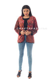 Women Boho Tie Dye Jacket
