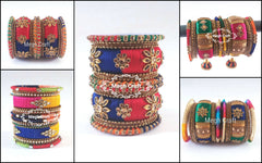 Silk Thread Bridal Chura Set