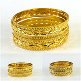 Wholesale Gold Plated Bangles Set (5 Sets)