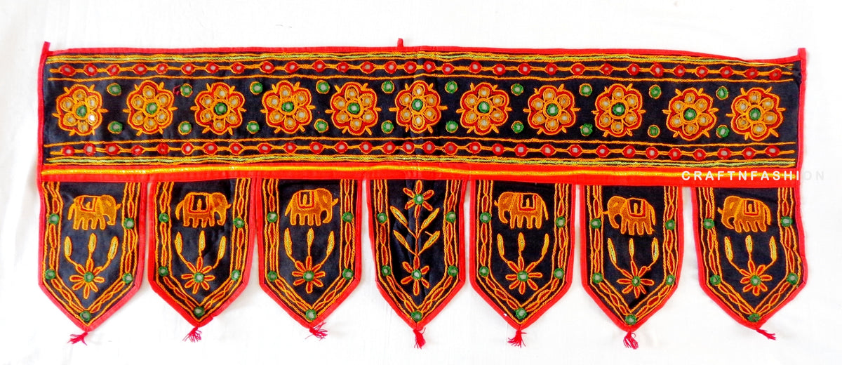 Window Valance Embroidered