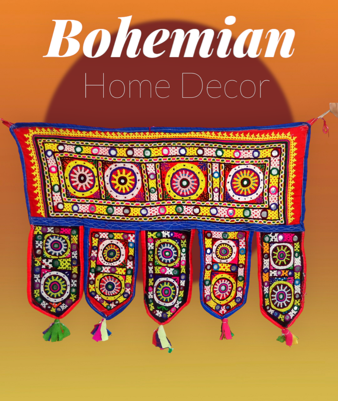 Kutch Embroidered Door Hanging