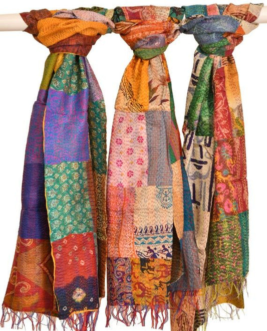 Assorted Wholesale Kantha Scarves