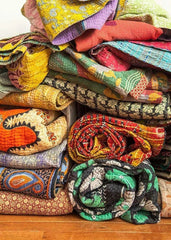 Wholesale Lot Of Kantha Quilt Throw
