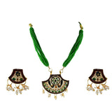 Wholesale Meenakari Pearl Pendant Sets