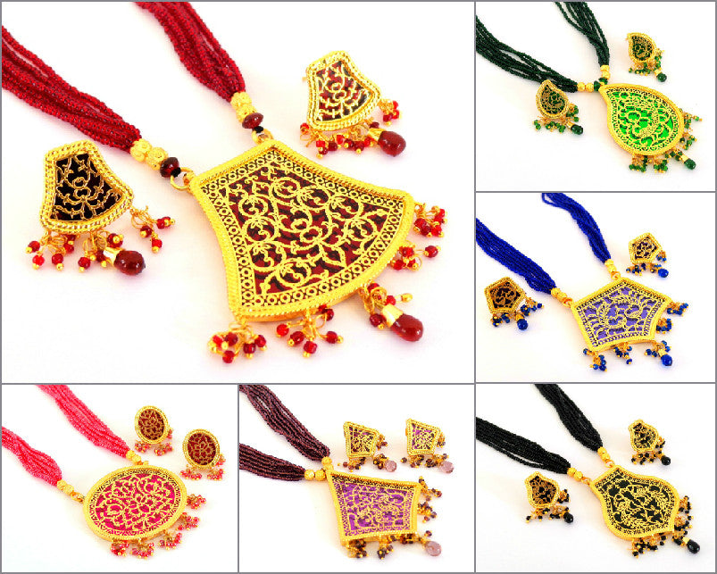 Wholesale Thewa Jewellery Pendant Set