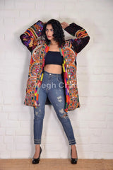 Vintage Kutch Shawl Wool Jacket