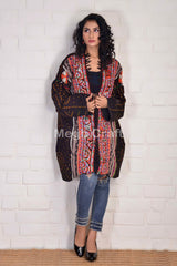 Hippie Embroidered Kimono Jacket